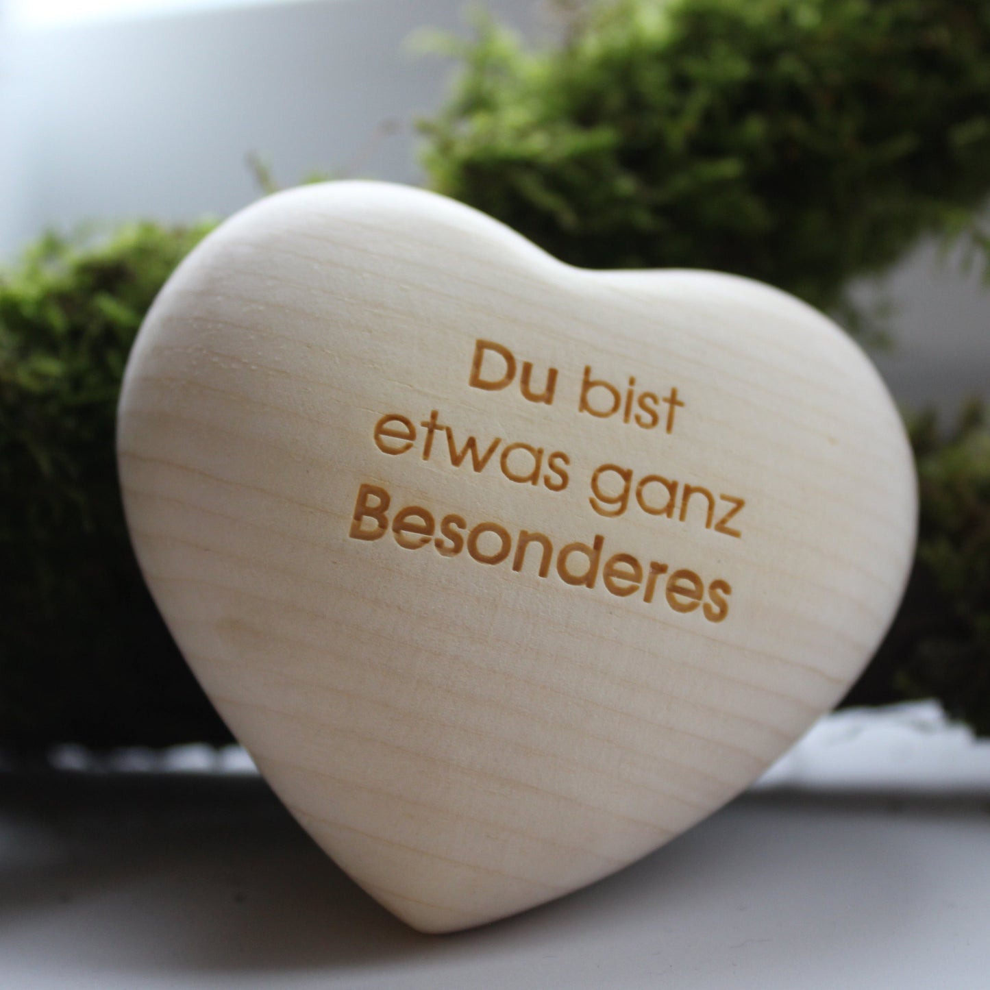 Thankgoods Zirben-Holzherz Handschmeichler Du bist etwas ganz Besonderes