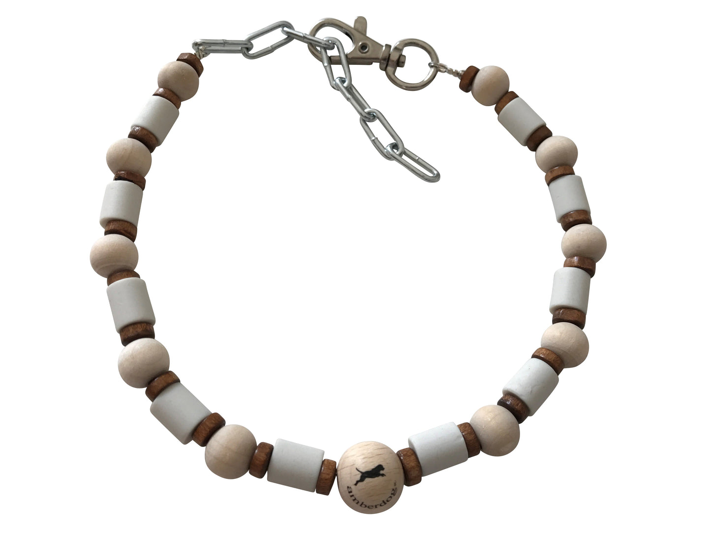 Hundekette EM-Keramik-Wood-Flex