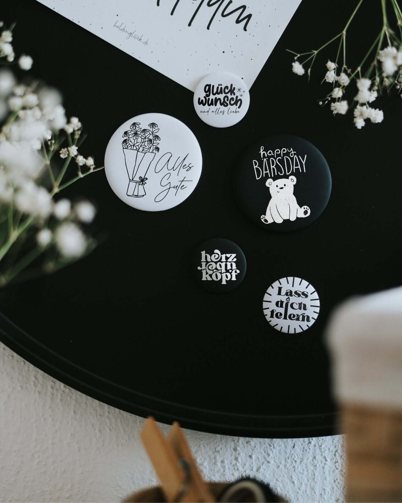 Glückwunsch · Magnet · klein