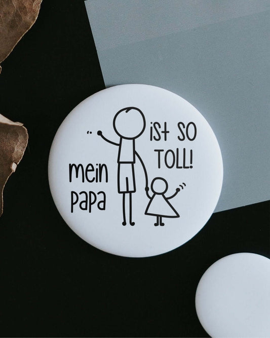 Papa ist toll · Magnet · klein