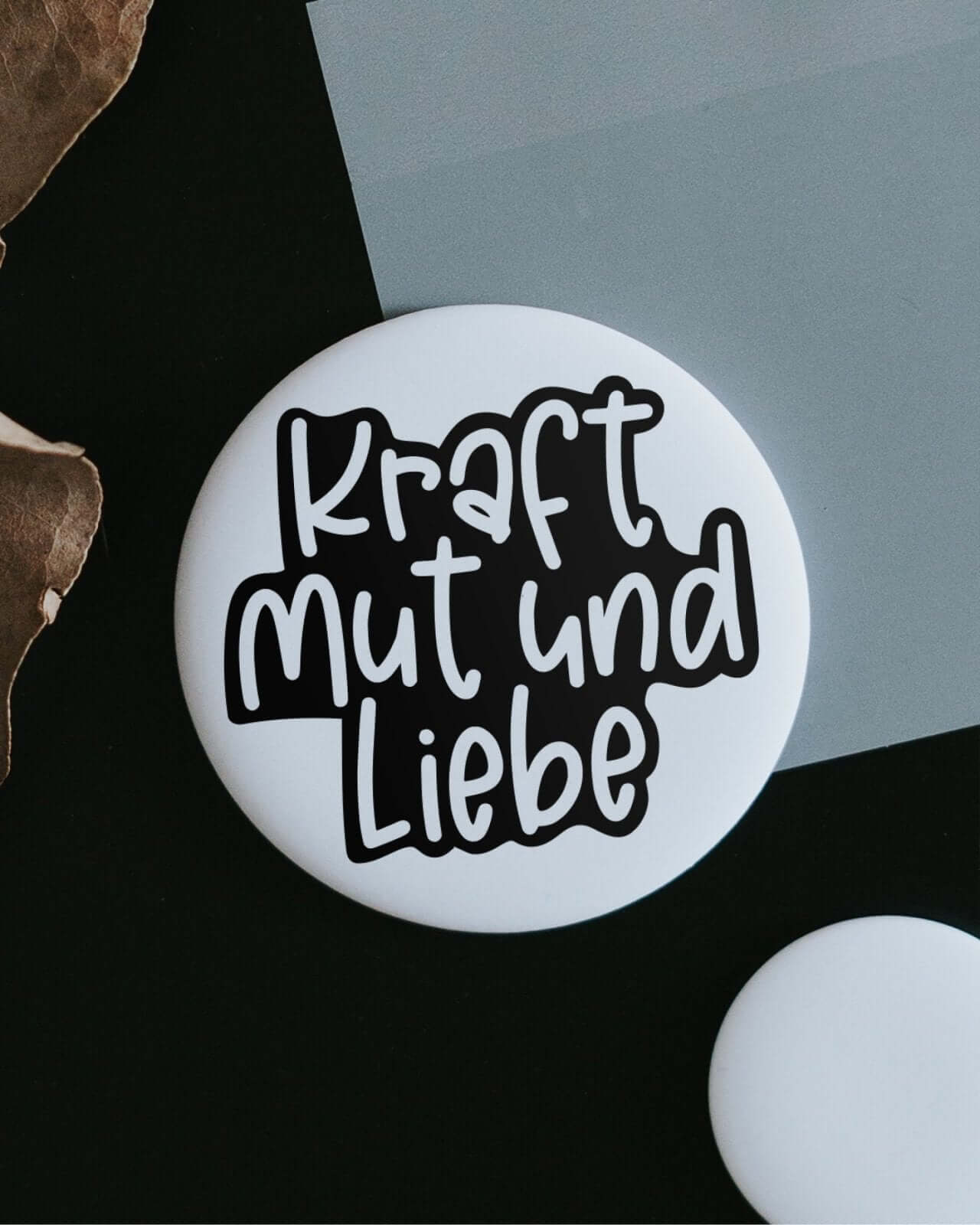 Kraft Mut und Liebe · Magnet · klein
