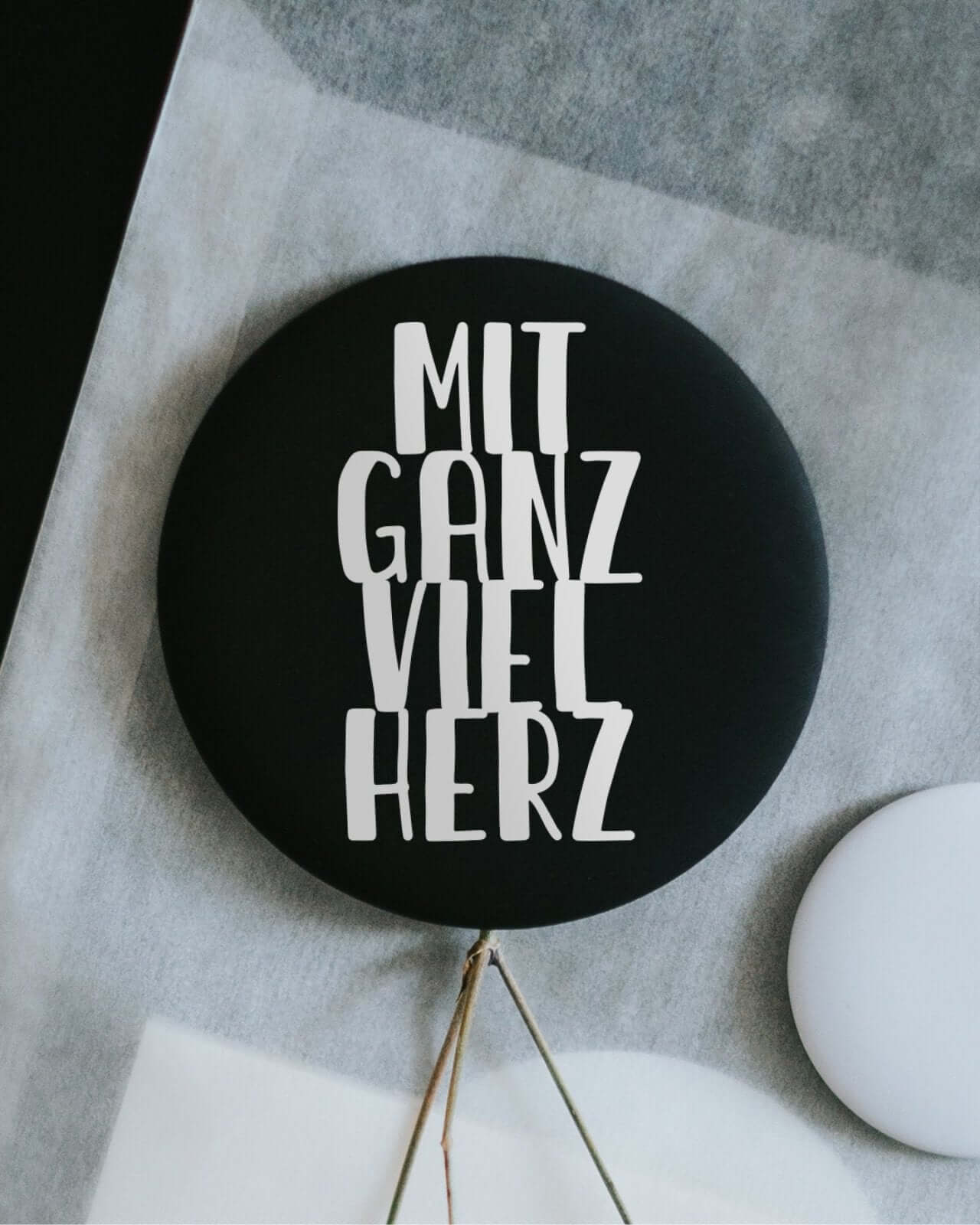 Mit ganz viel Herz · Magnet · klein