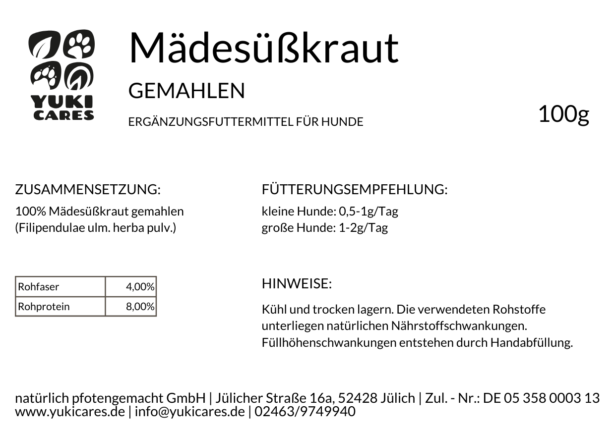 Mädesüß gemahlen 100g