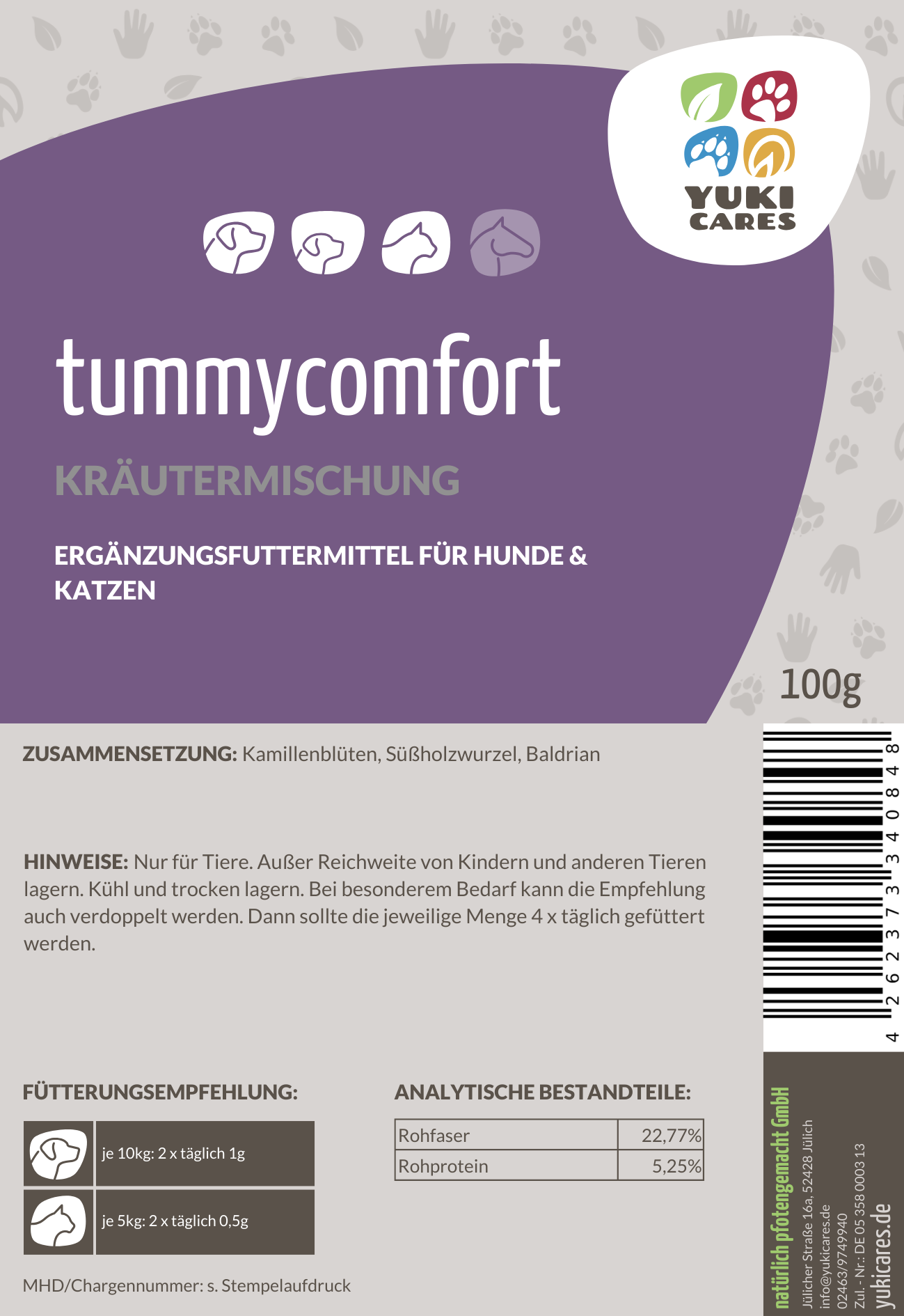 Magenruhe Pulver 100g