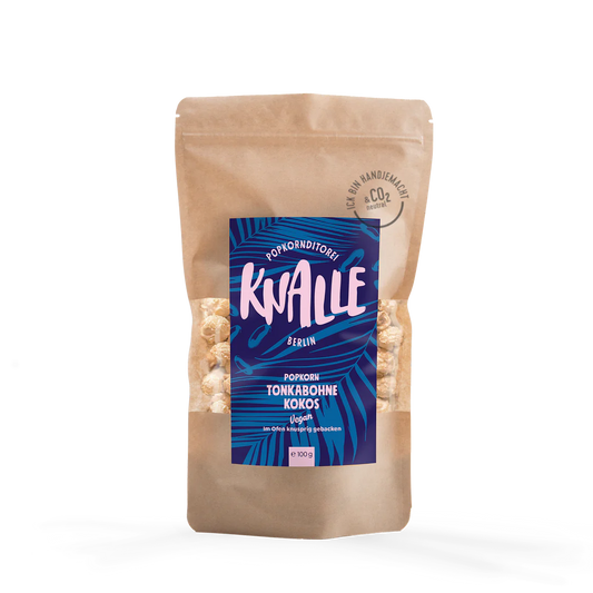 Knalle Popcorn - Tonkabohne Kokos Popcorn – vegan