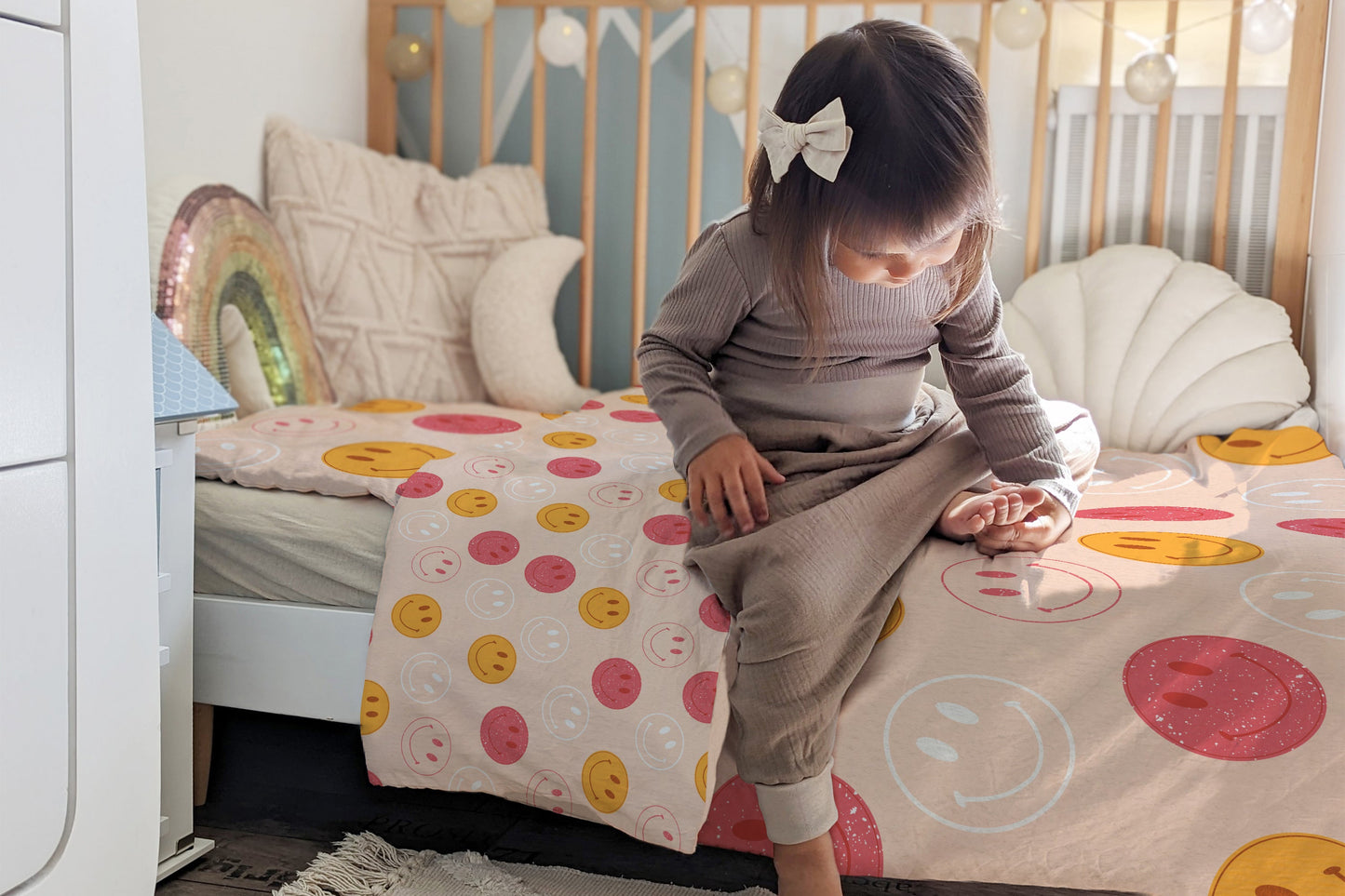 "Smileys" Premium Kinderbettwäsche