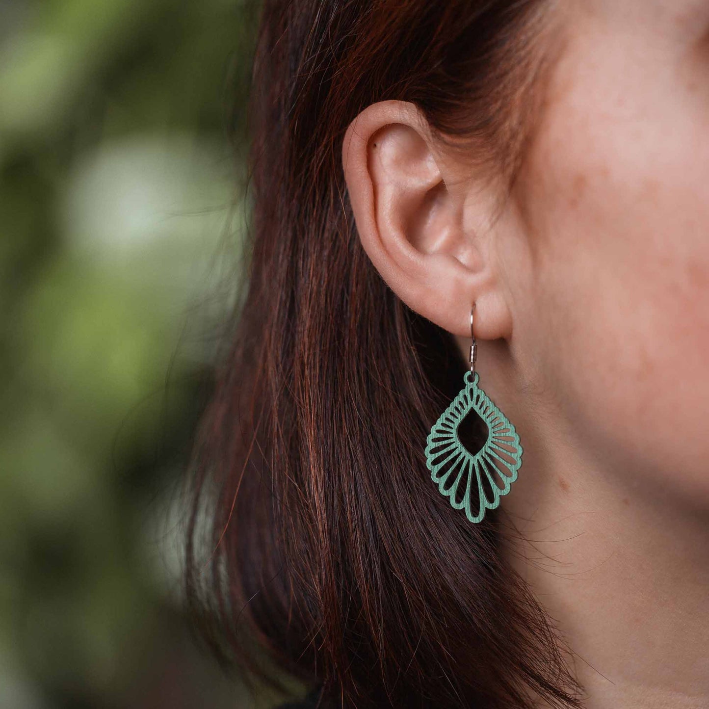 Ohrringe / Ohrhänger aus Holz | Mindful