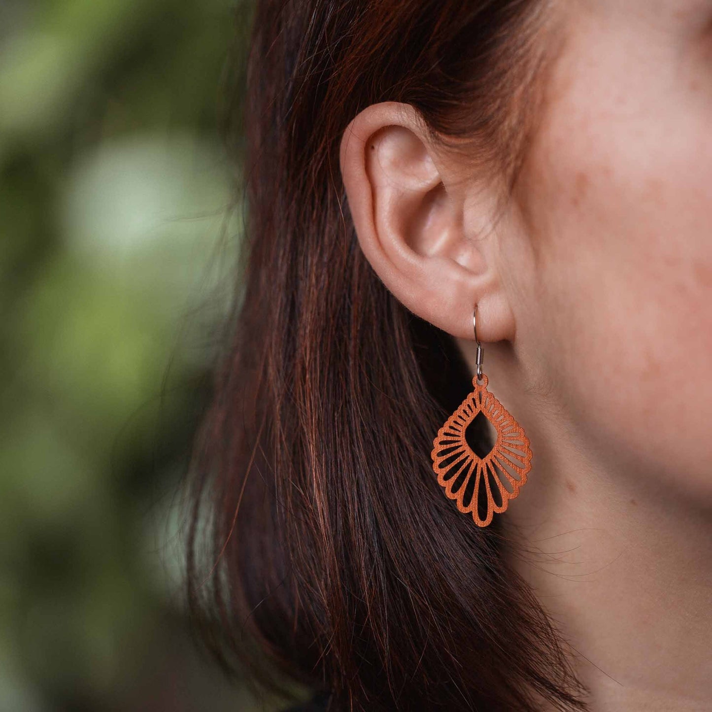 Ohrringe / Ohrhänger aus Holz | Mindful