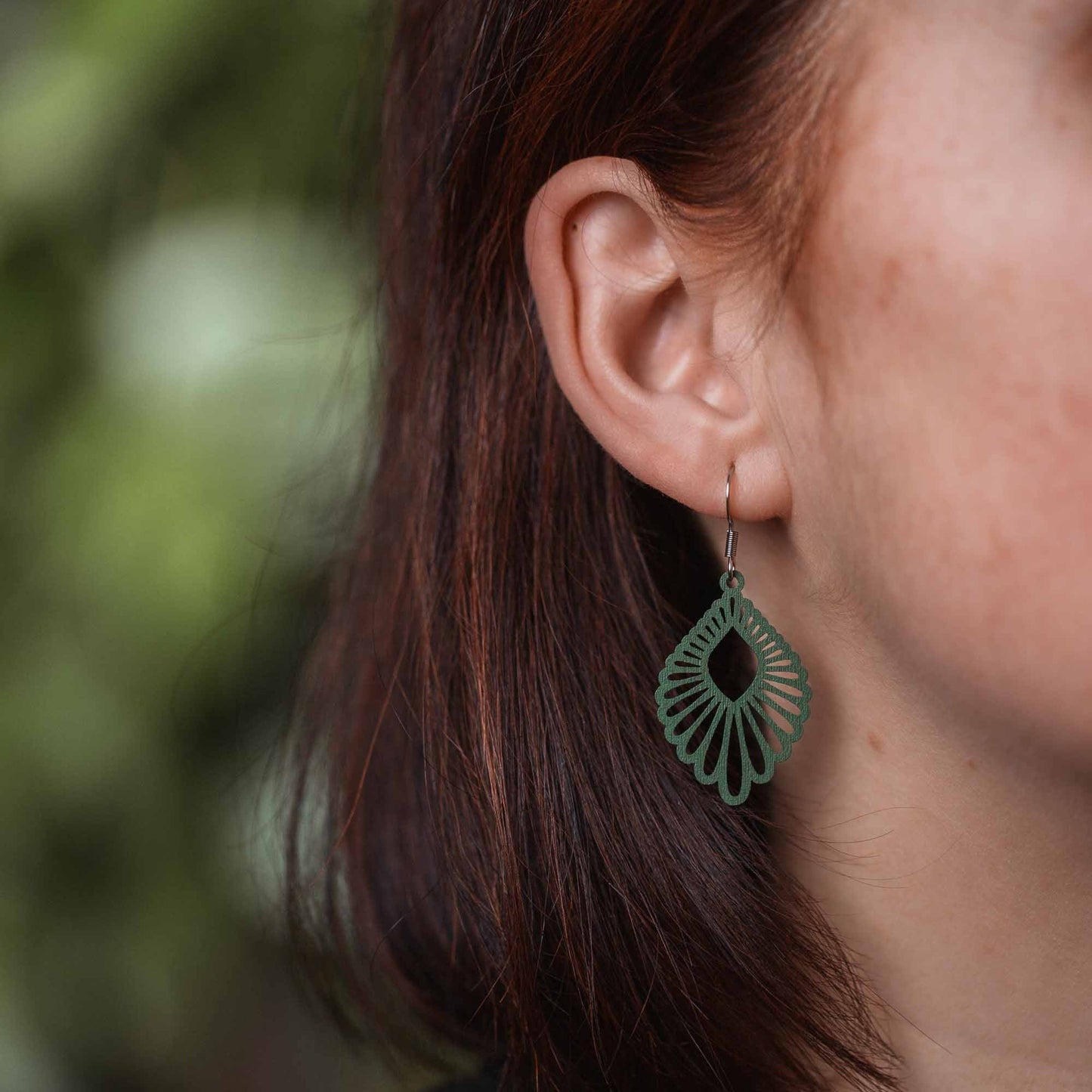 Ohrringe / Ohrhänger aus Holz | Mindful