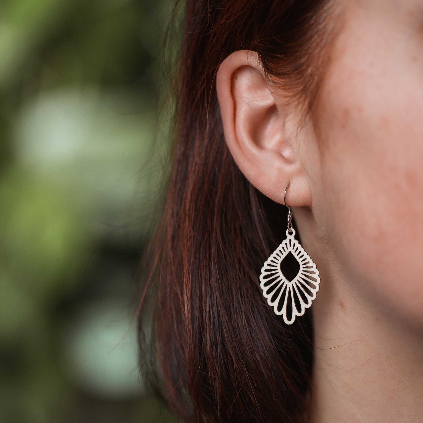 Ohrringe / Ohrhänger aus Holz | Mindful