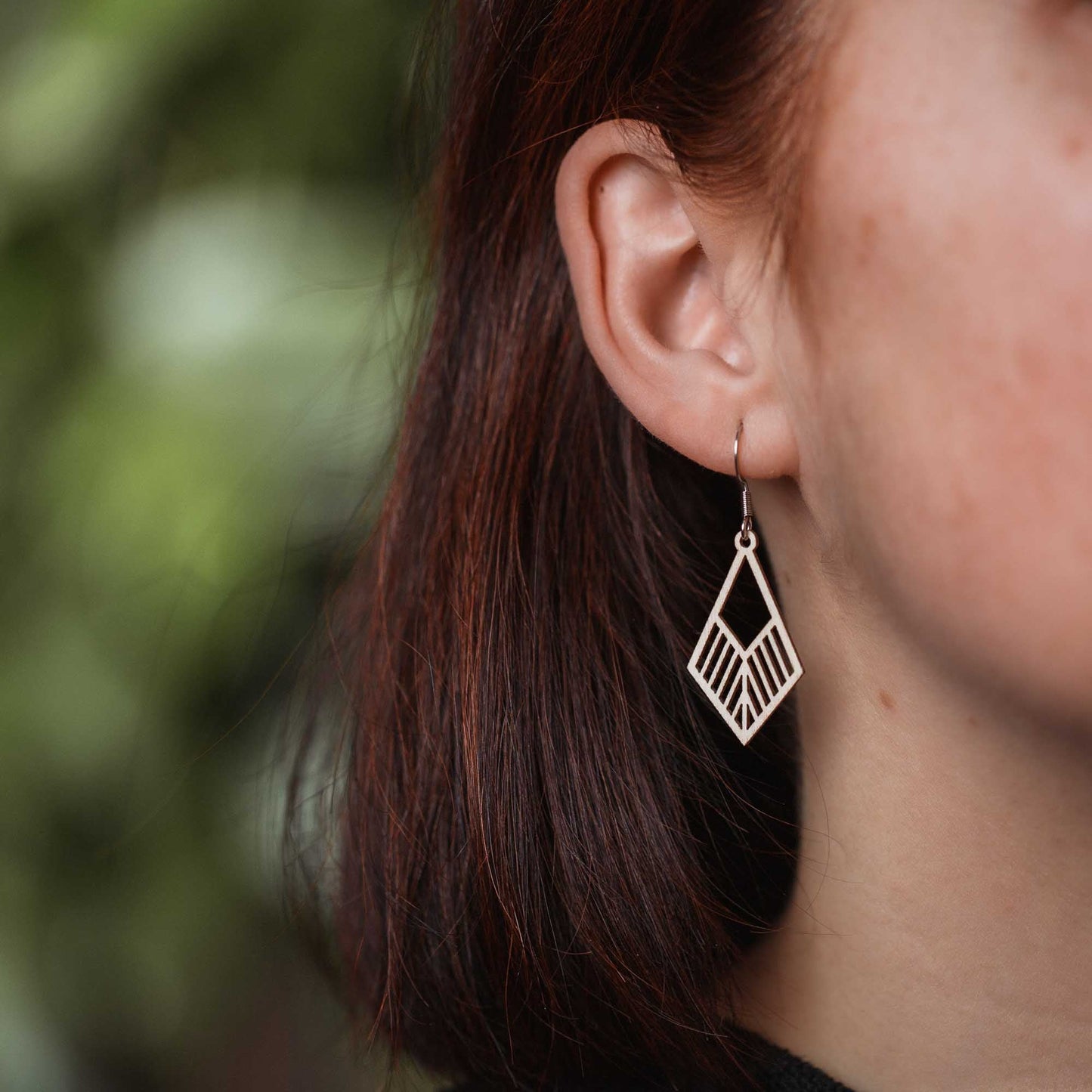 Ohrringe / Ohrhänger aus Holz | Tribe