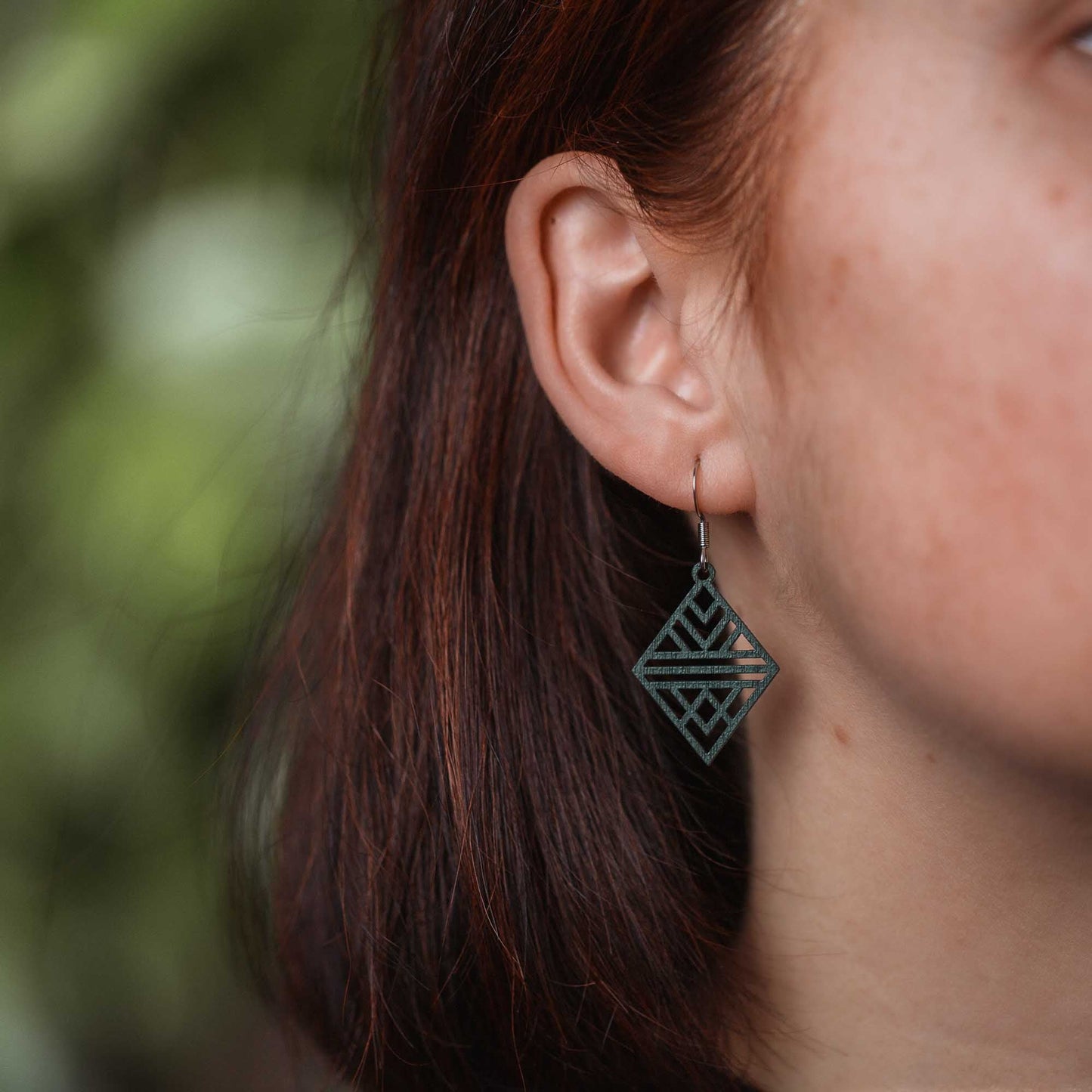 Ohrringe / Ohrhänger aus Holz | Tribal Echo