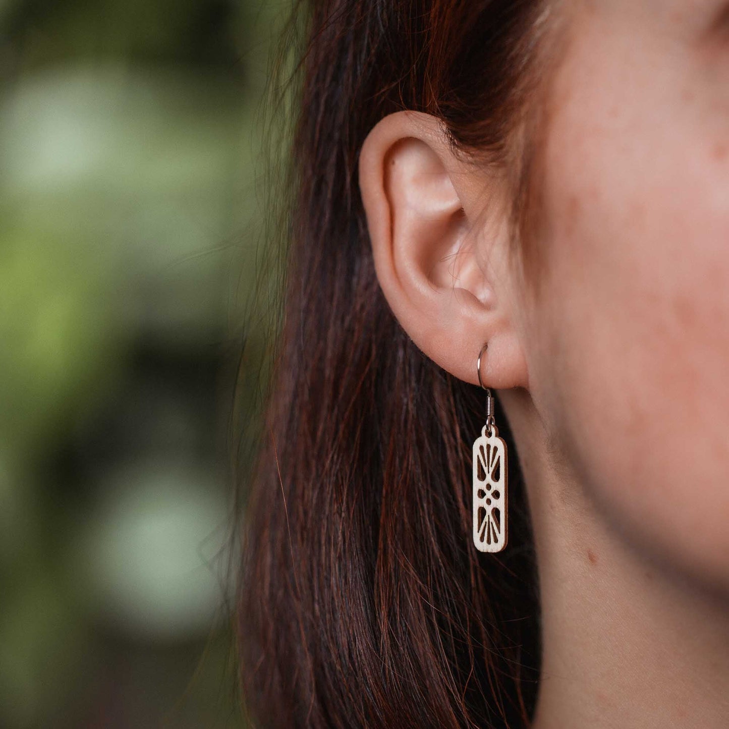 Ohrringe / Ohrhänger aus Holz | Harmony