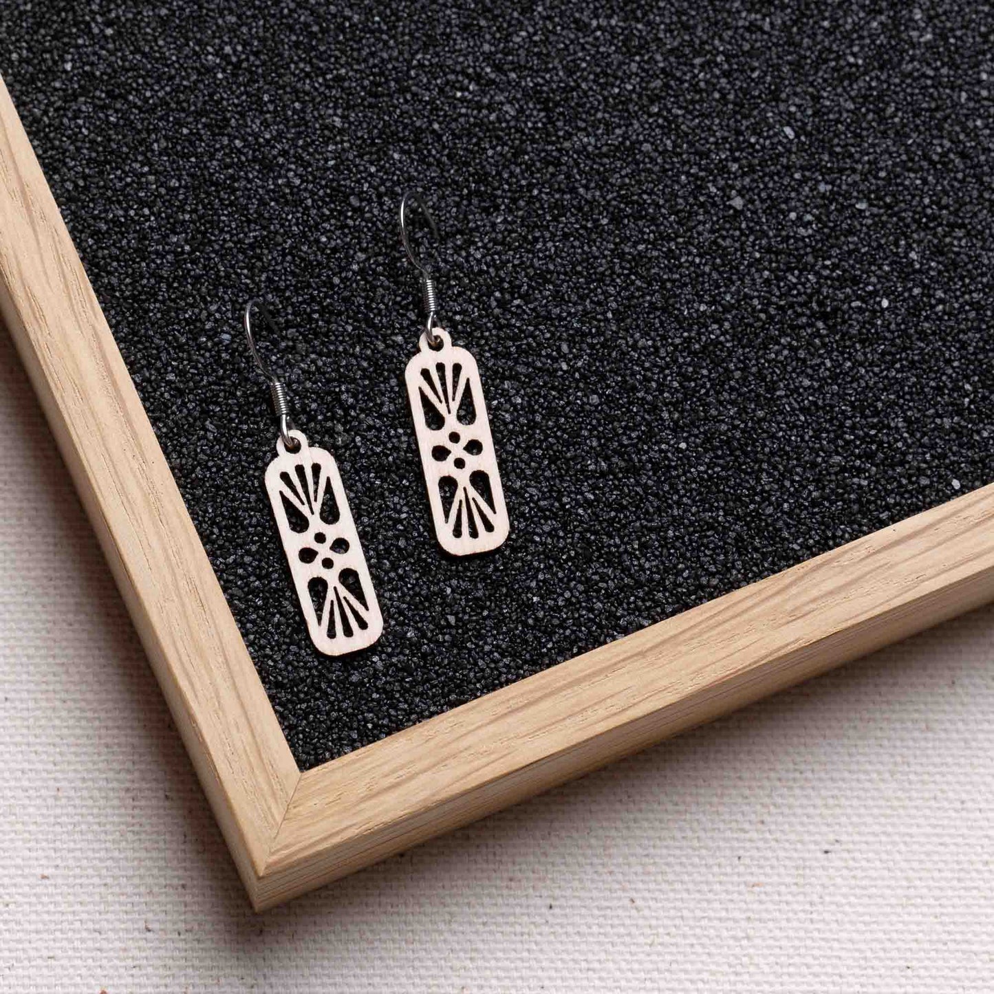 Ohrringe / Ohrhänger aus Holz | Harmony