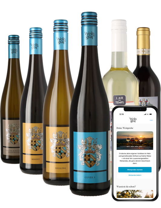 Weinpaket Lieblich und Süß mit App-Weinprobe