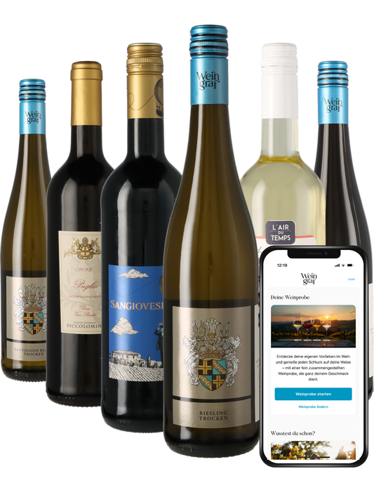 Weinpaket Trocken mit App-Weinprobe