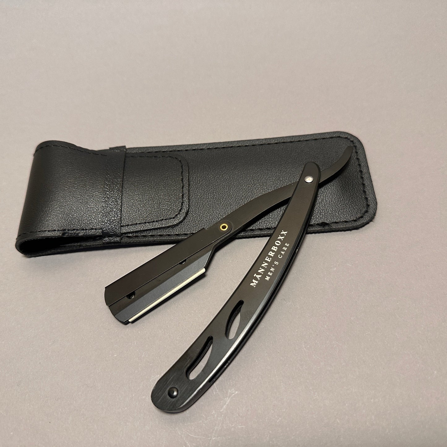 Rasiermesser mit Lederetui inkl. 10 Rasierklingen