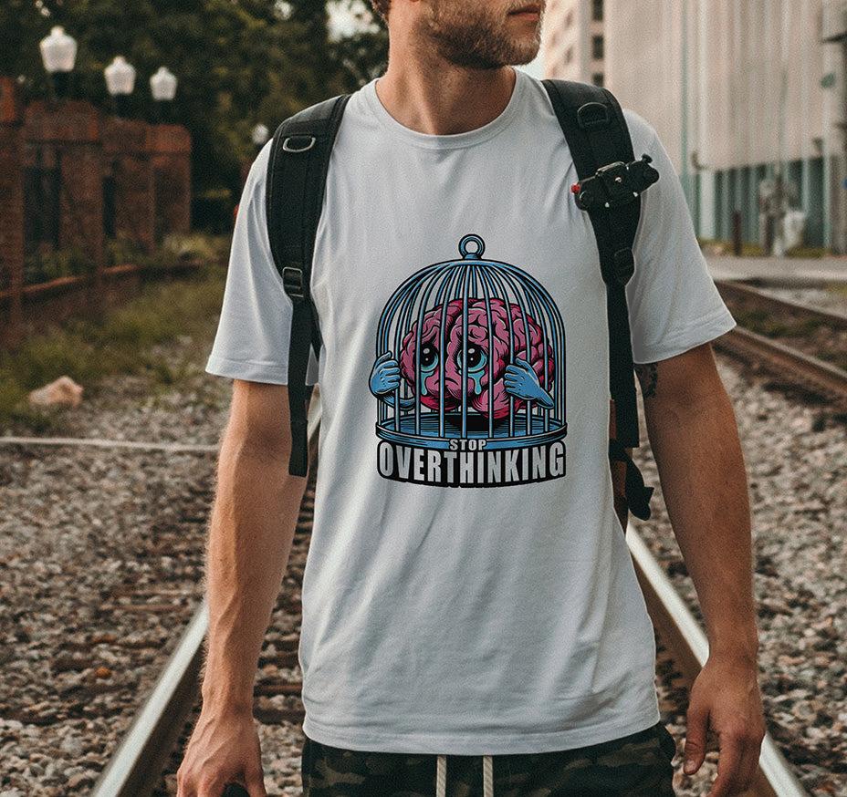 "Stop Overthinking - Brain" Unisex Shirt