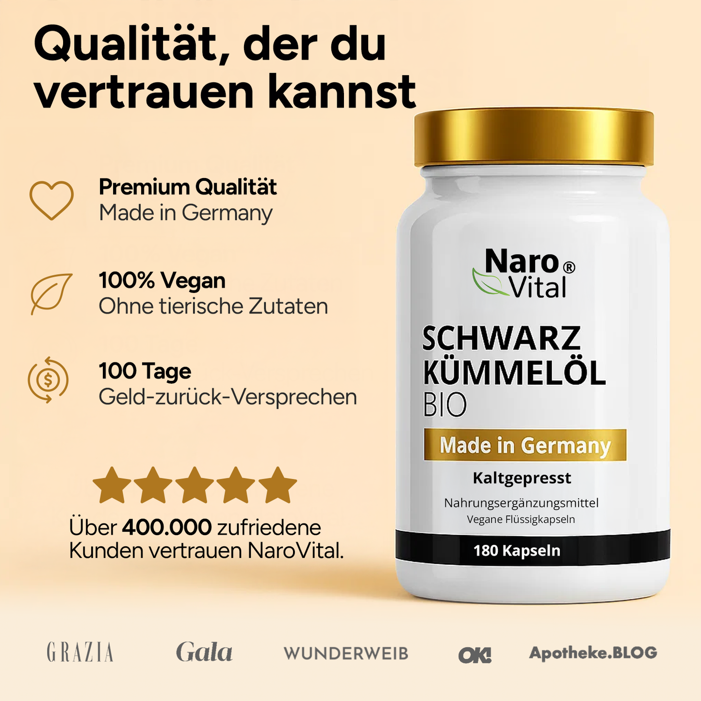 Bio Schwarzkümmelöl Kapseln