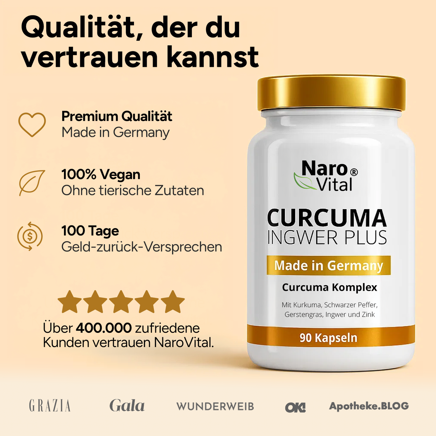 Curcuma Ingwer Plus – Kurkuma Kapseln