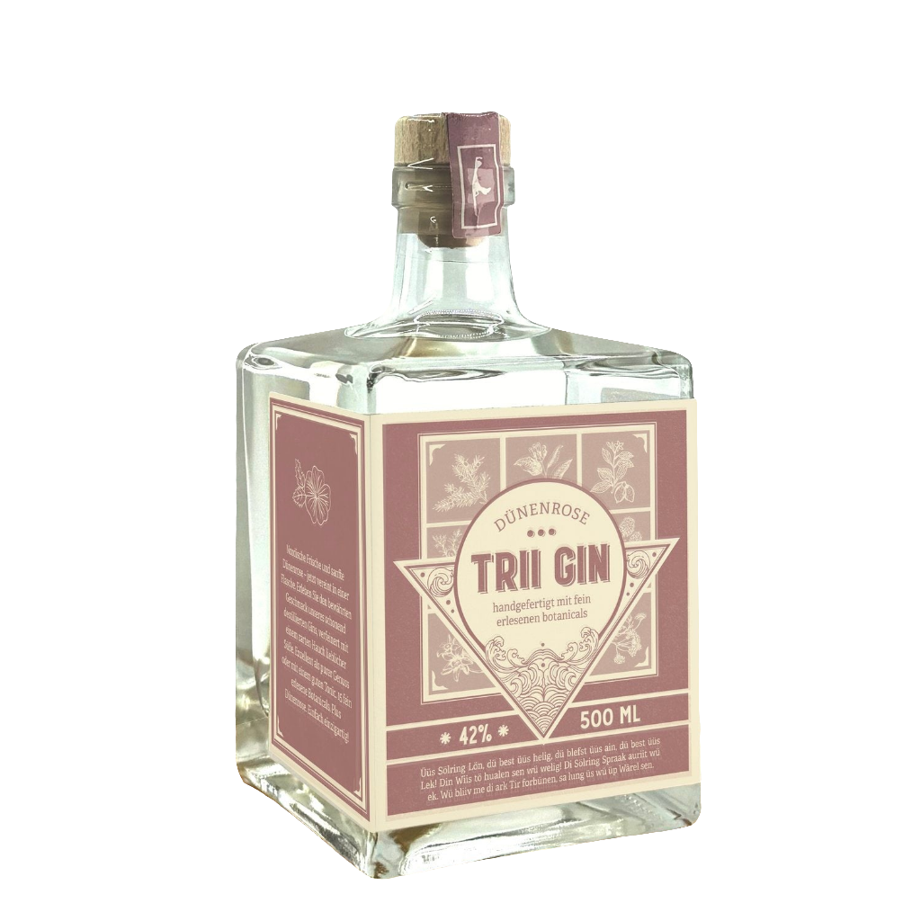 Trii Gin - Dünenrose - Sylter Dry Gin • 500 ml