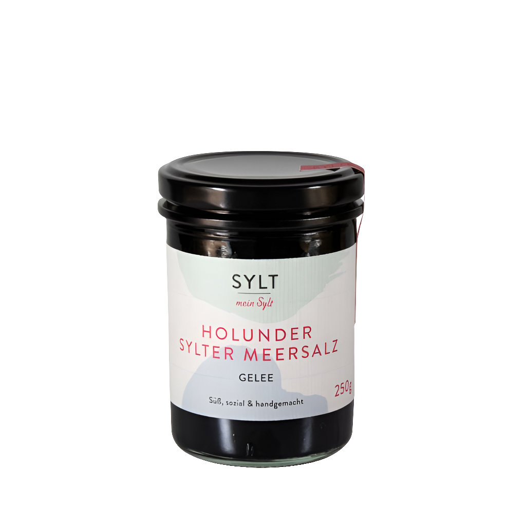 Mein Sylt -  Holundergelee / Meersalz Konfitüre 250g