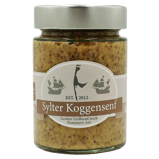 Sylter Koggensenf - "Grober Grillsenf - Pommery Art" , 190 gr.