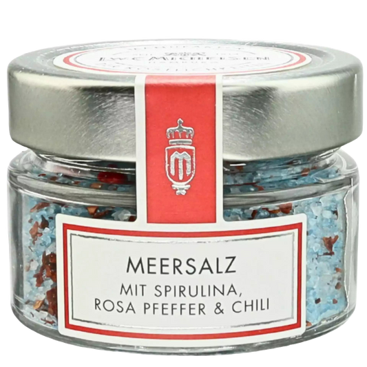 Meersalz mit Spirulina, rosa Pfeffer & Chilli