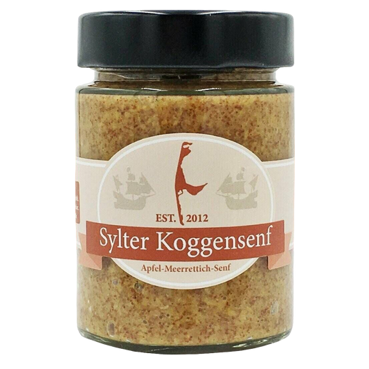 Sylter Koggensenf - "Apfel-Meerrettichsenf" , 190 gr.
