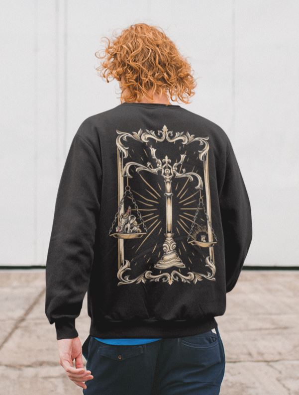 "Balance of Injustice" Sweater