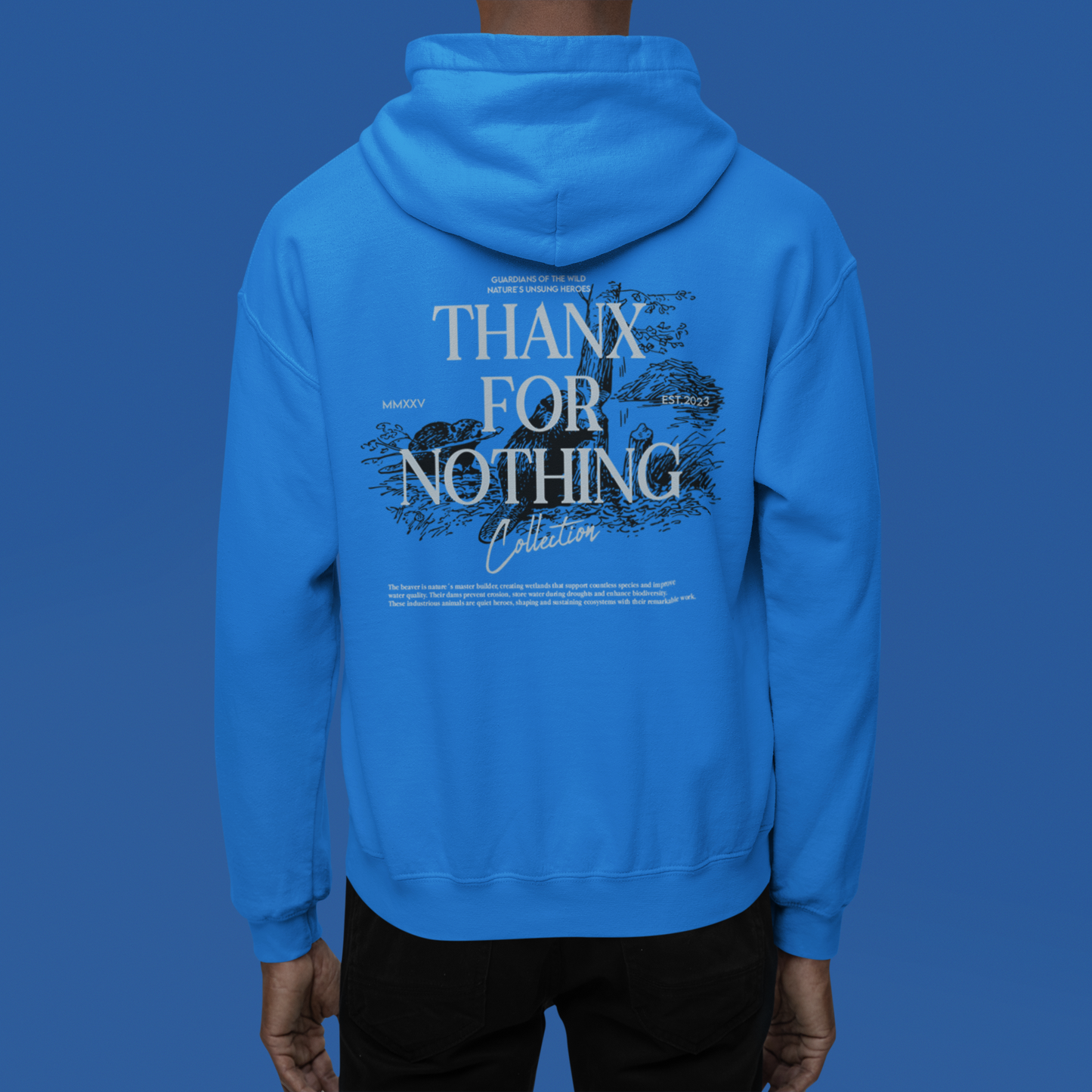 "Guardians of the Wild: Beaver" Unisex Hoodie