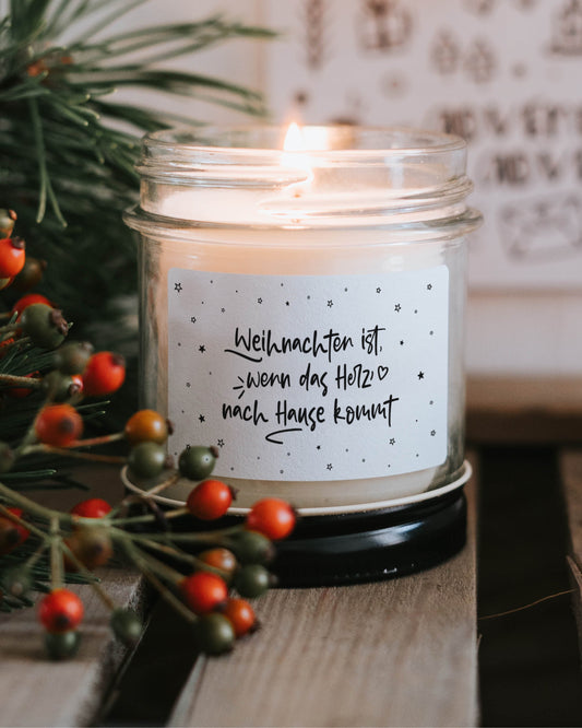 Weihnachten ist · Kerze