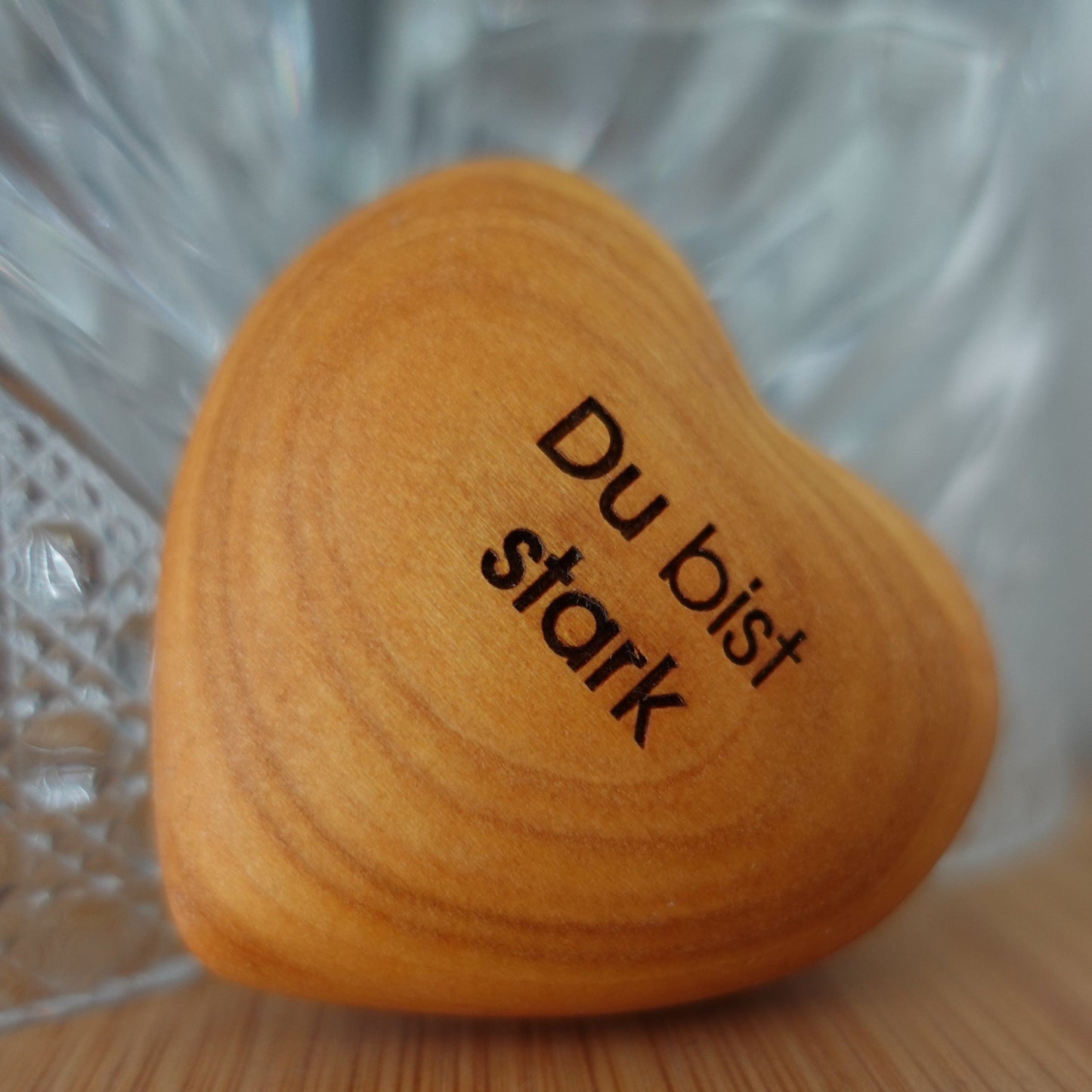 Thankgoods Holzherz Du bist stark
