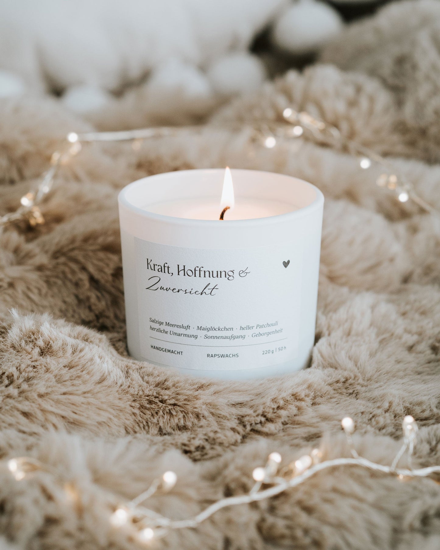 Kraft, Hoffnung und Zuversicht · Duftkerze