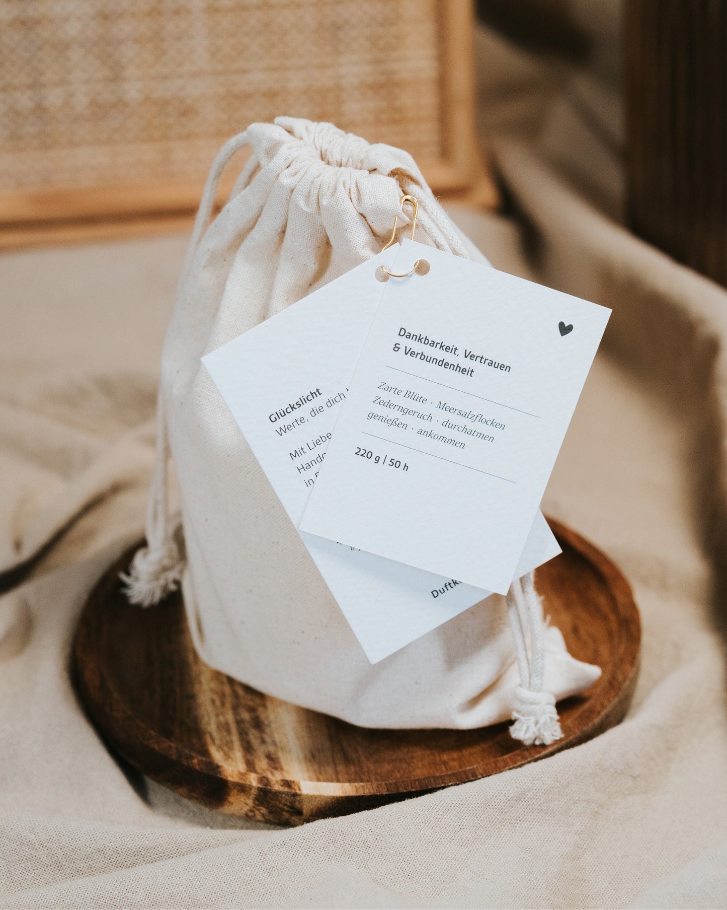 Dankbarkeit, Vertrauen und Verbundenheit · Duftkerze