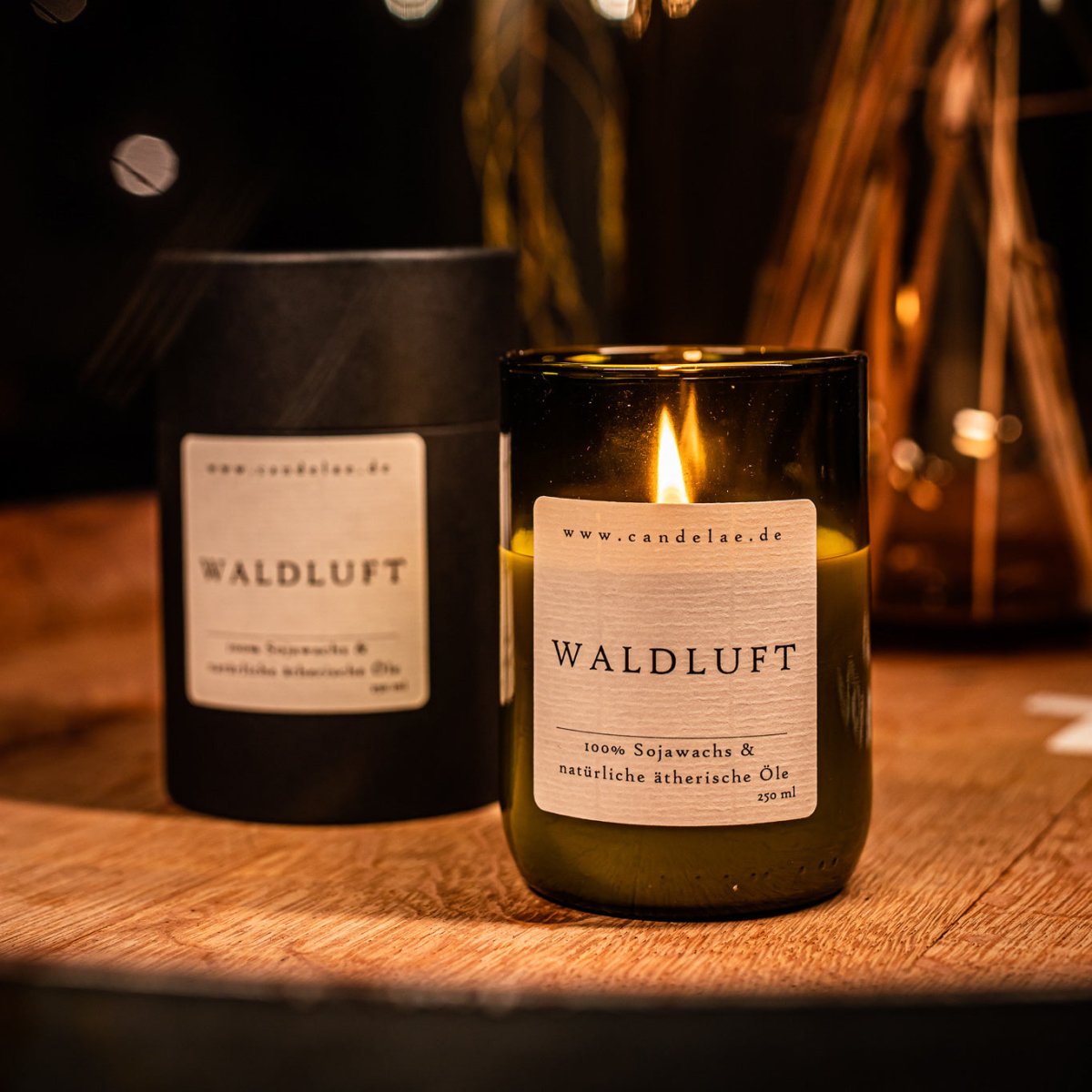Waldluft – Die gute, natürliche Sojawachs-Duftkerze mit Waldaroma