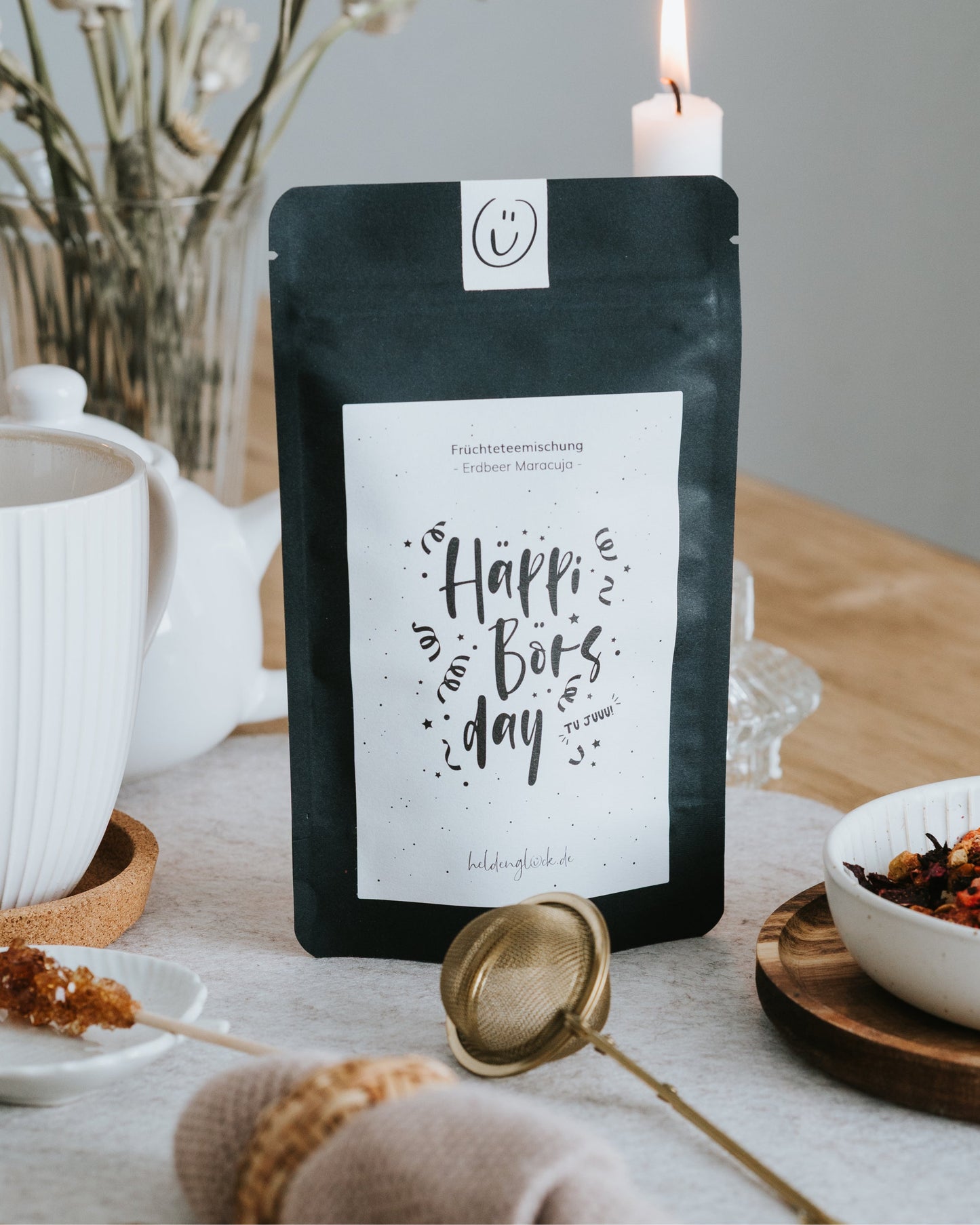 Häppi Börsday · Früchtetee