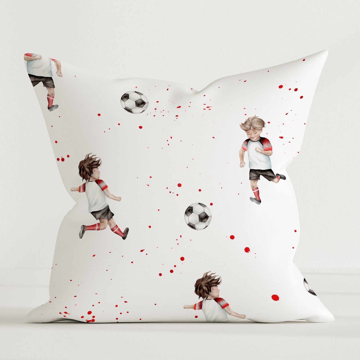 "Fussball" Premium Kinder Dekokissen