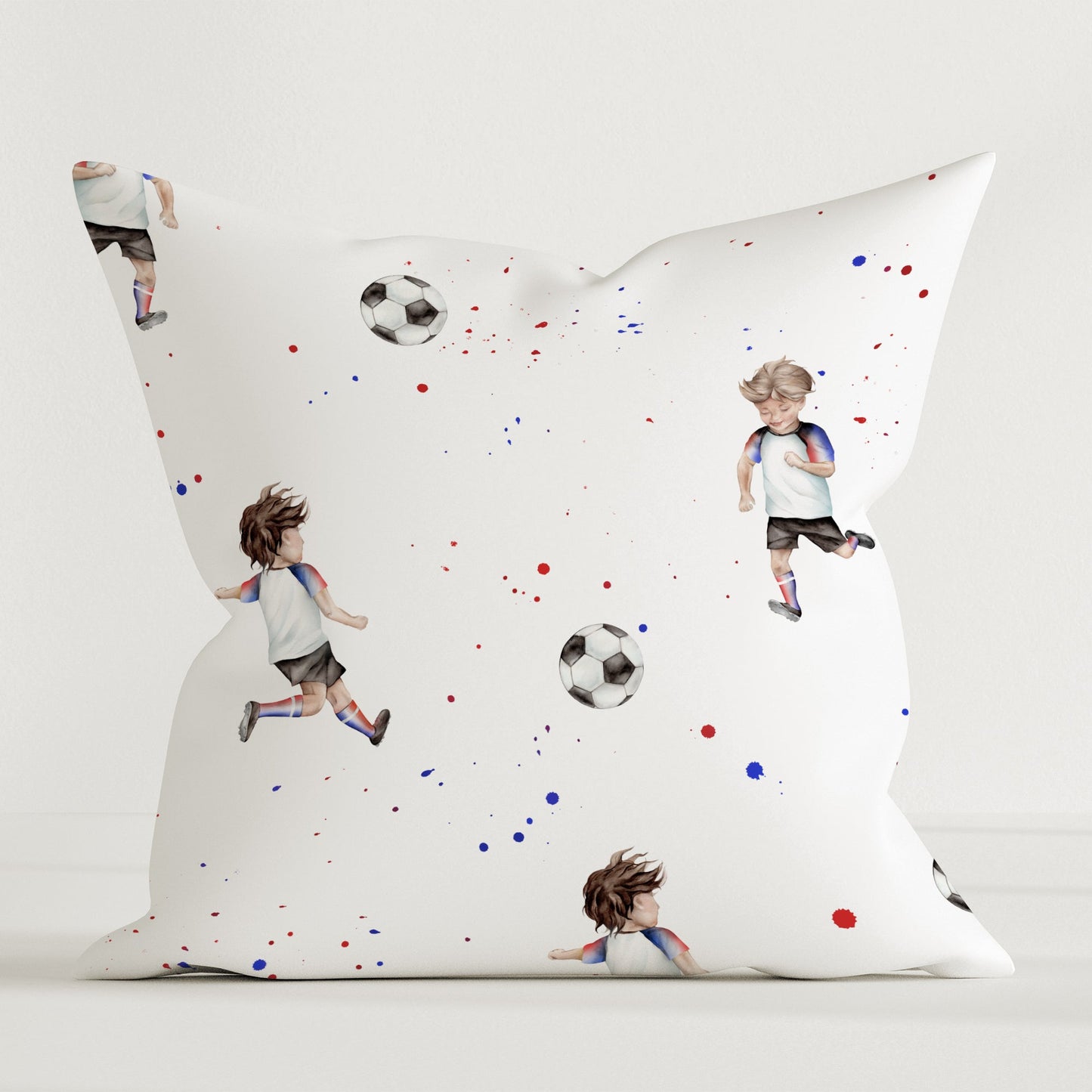 "Fussball" Premium Kinder Dekokissen