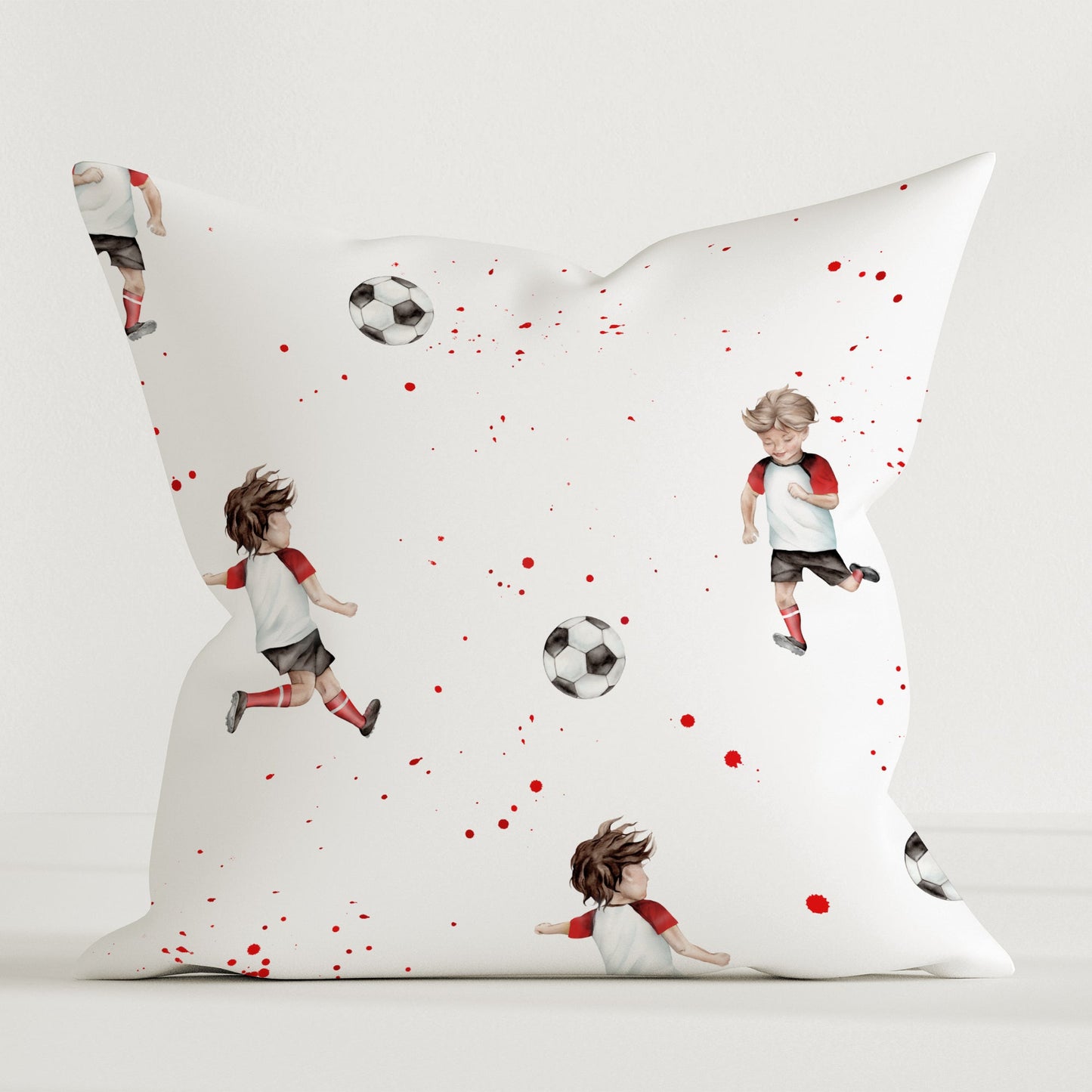 "Fussball" Premium Kinder Dekokissen