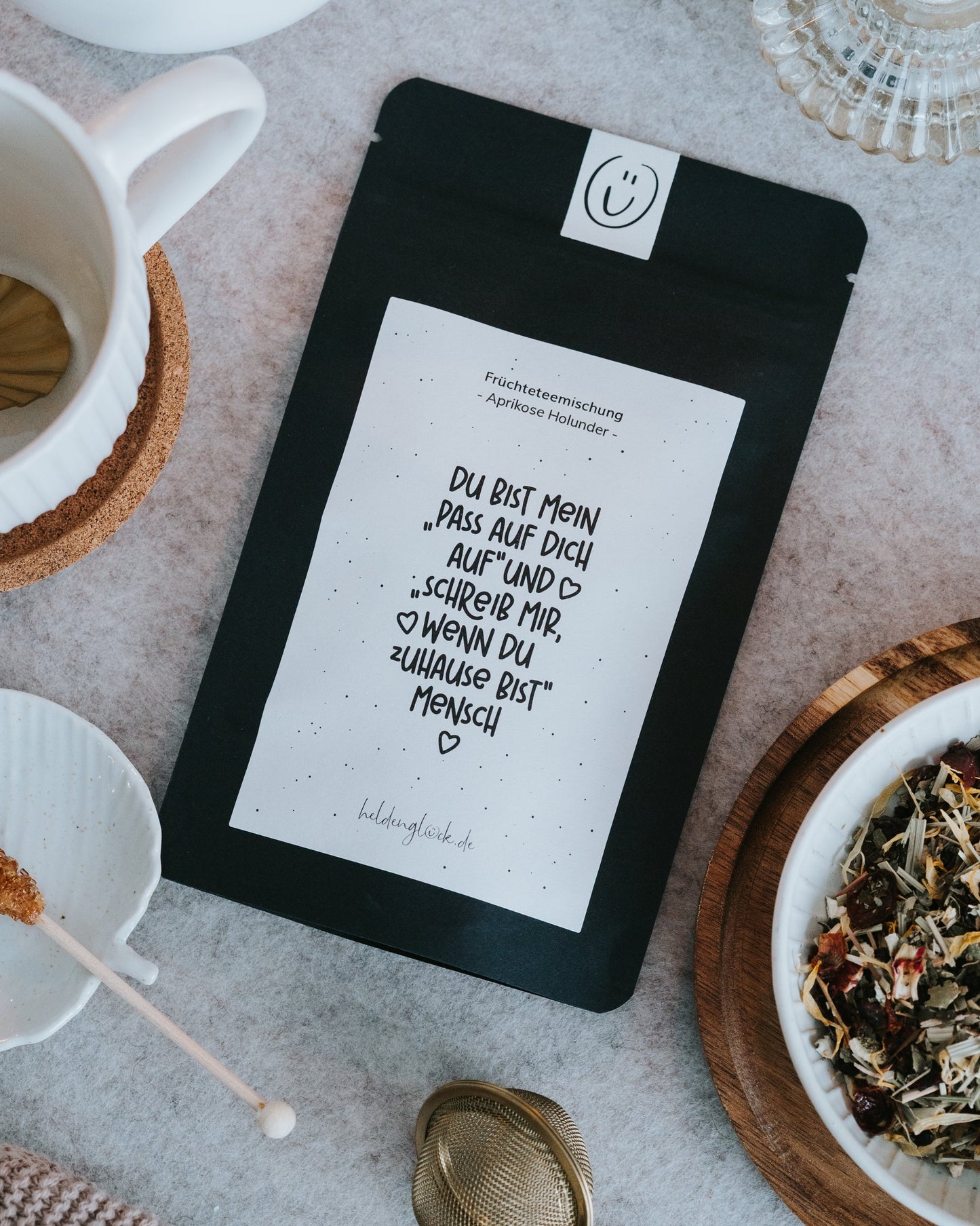 Pass auf dich auf · Früchtetee