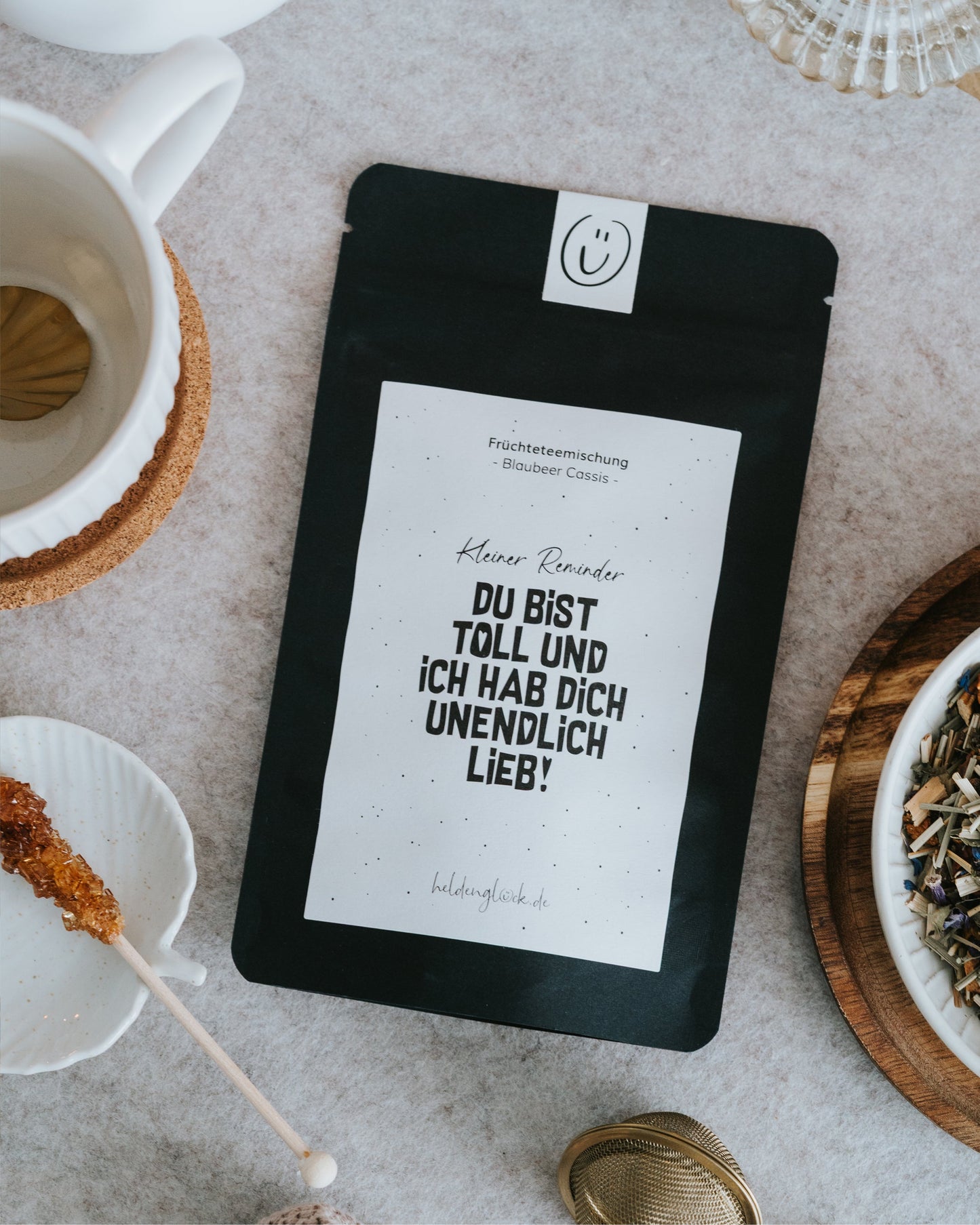 Kleiner Reminder · Früchtetee