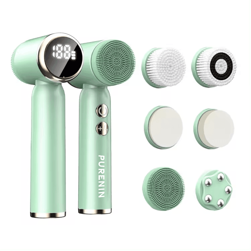 PURENIN Gesichtsbürste - 6in1 Set