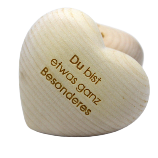 Thankgoods Zirben-Holzherz Handschmeichler Du bist etwas ganz Besonderes