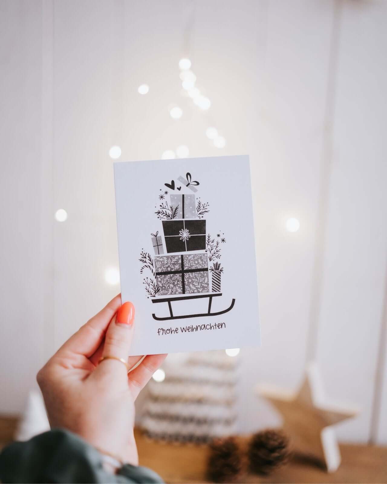 Frohe Weihnachten · Postkarte