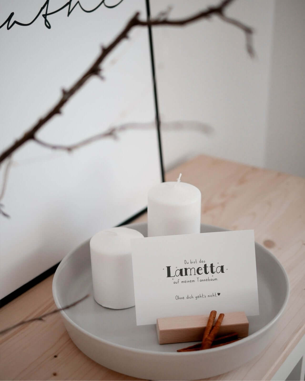 Lametta auf meinem Baum · Postkarte