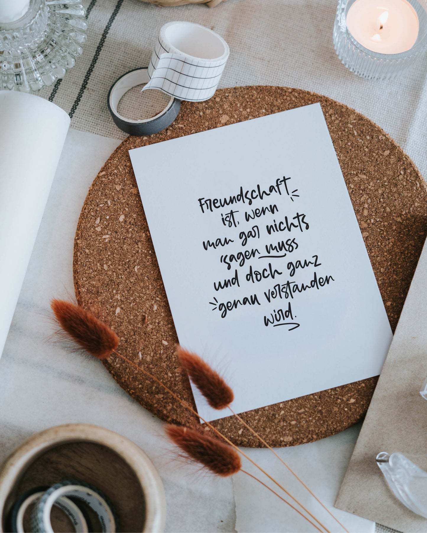 Freundschaft · Postkarte