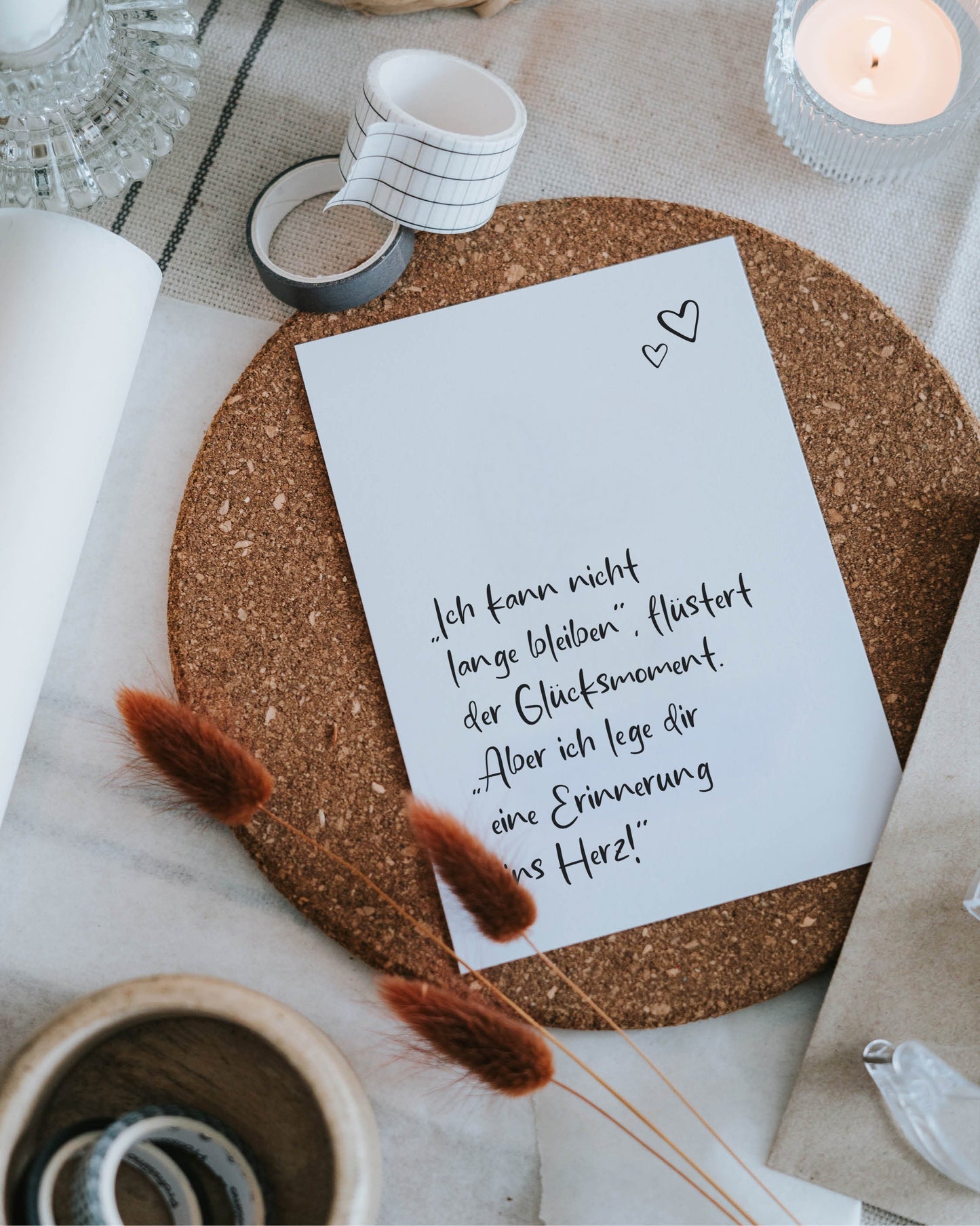 Glücksmoment · Postkarte