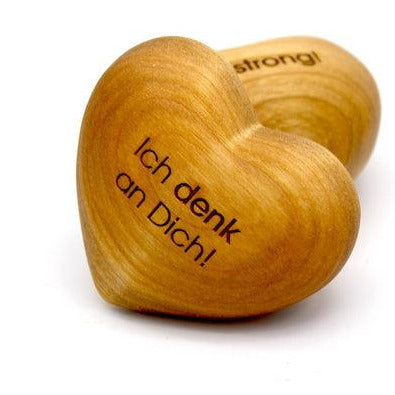 Thankgoods Holzherz Ich denk an Dich!
