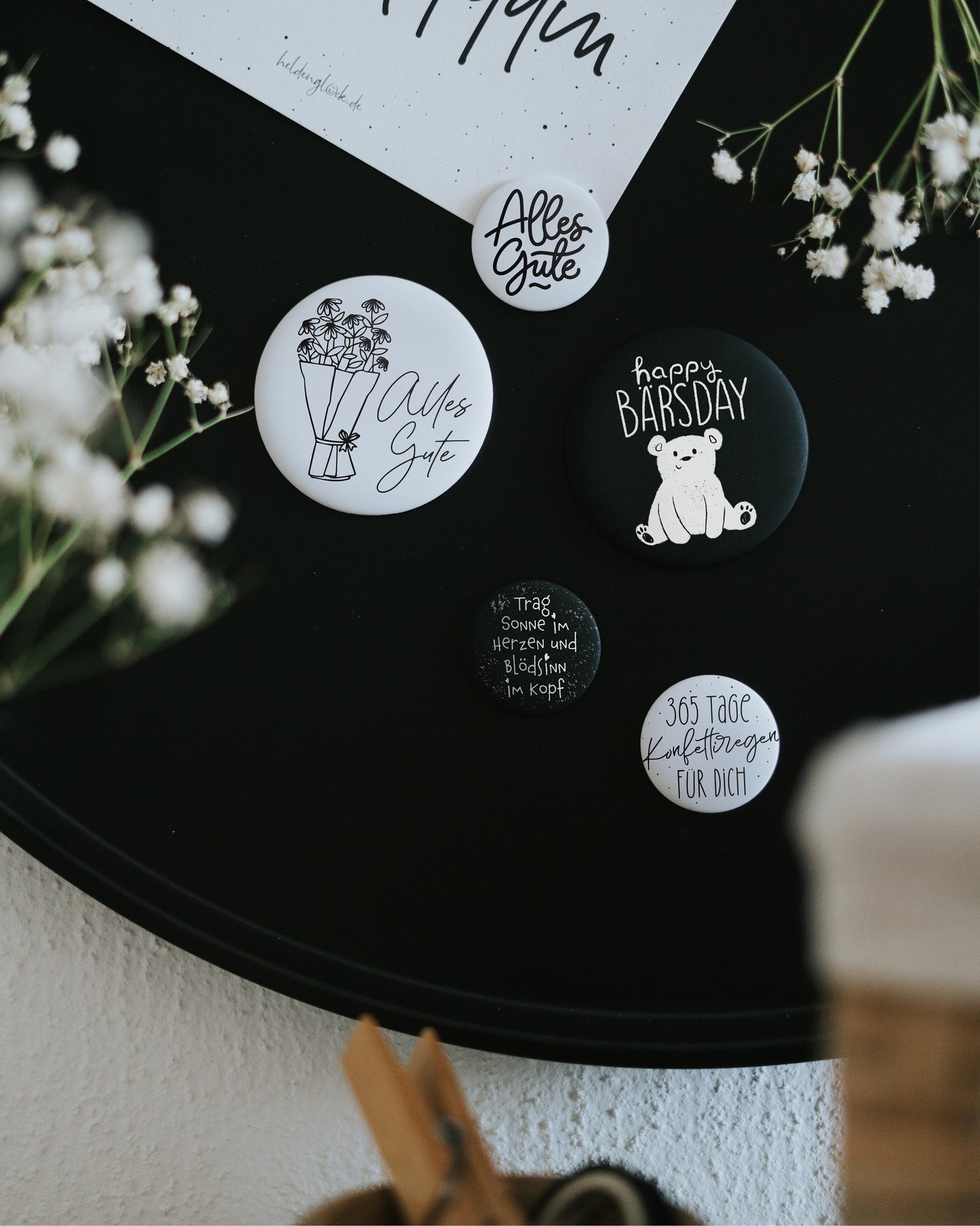 Sonne im Herzen · Magnet · klein